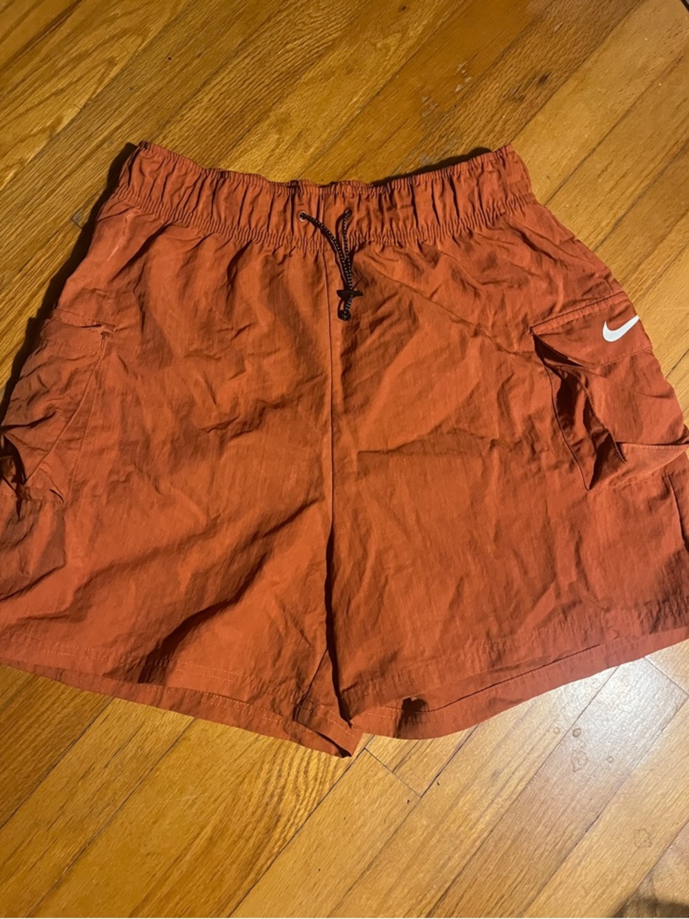 Nike Orange Cargo Swim/Active Shorts
